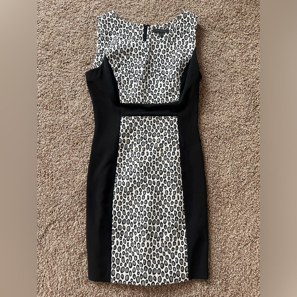 Rachel Zoe Cheetah black&white dress
